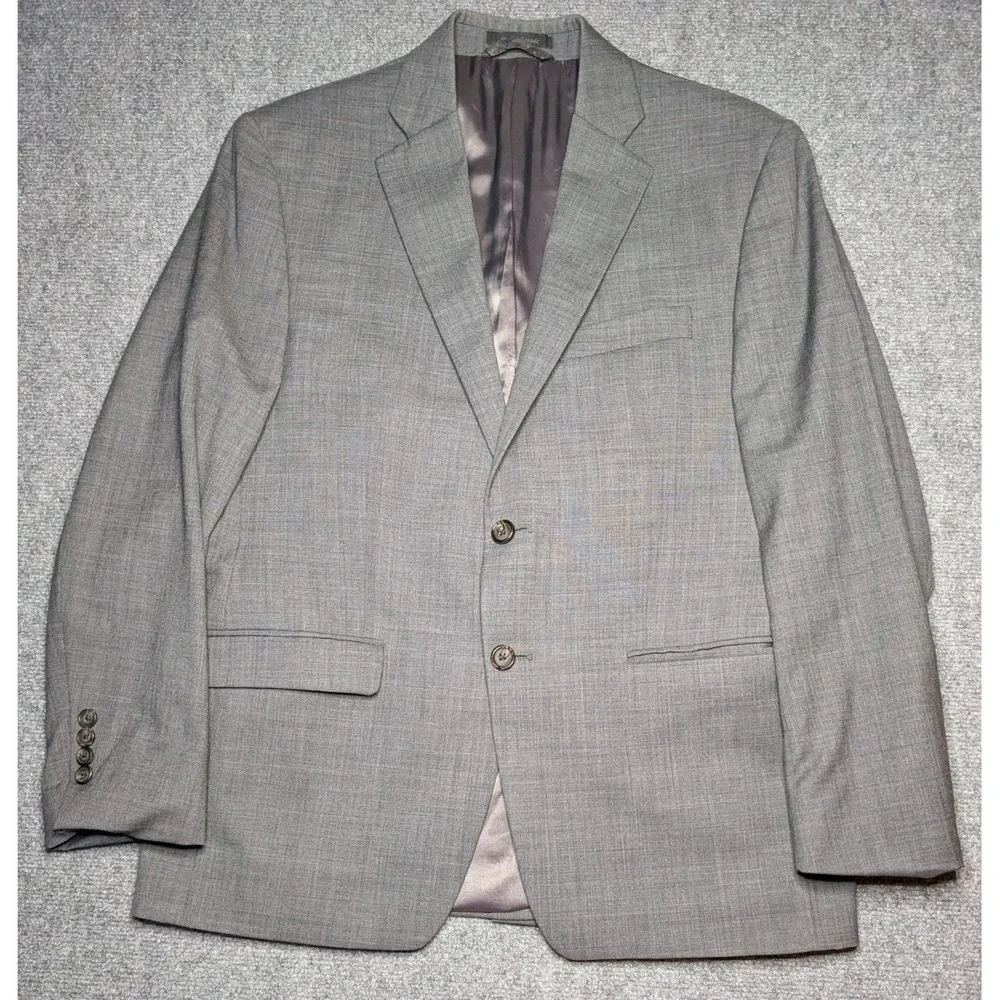 Lauren Ralph Lauren Men's Gray Blazer Jacket 2 Button Size 40R Basic READ